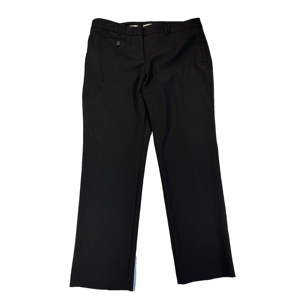 Van Heusen Studio Womens 10 Black Straight Fit Dress Pants Career Office Capsule